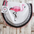 100% cotton hot pattern flamingo Round Beach Towel RBT-176